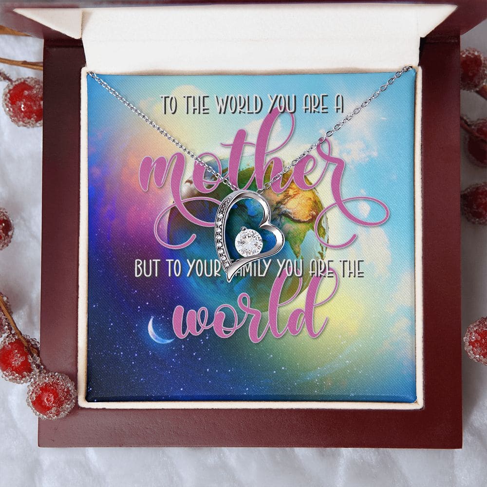 You are My World Mom Necklace