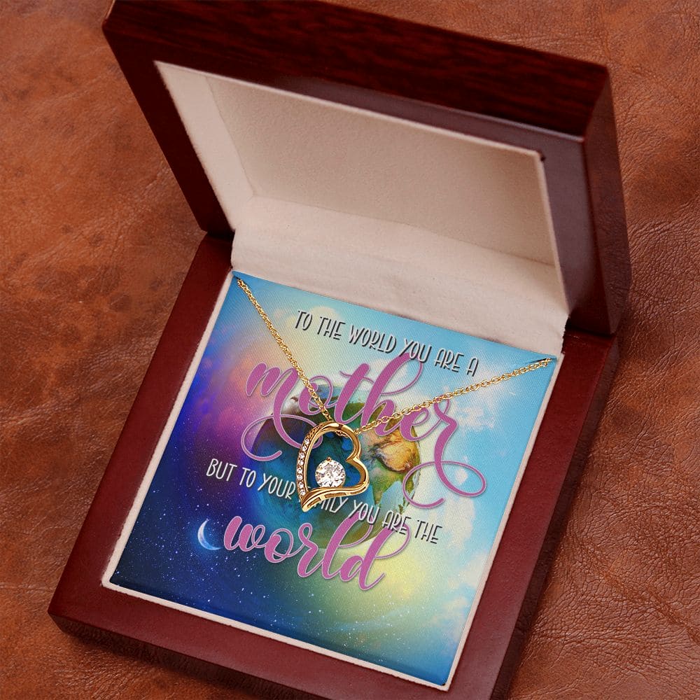 You are My World Mom Necklace