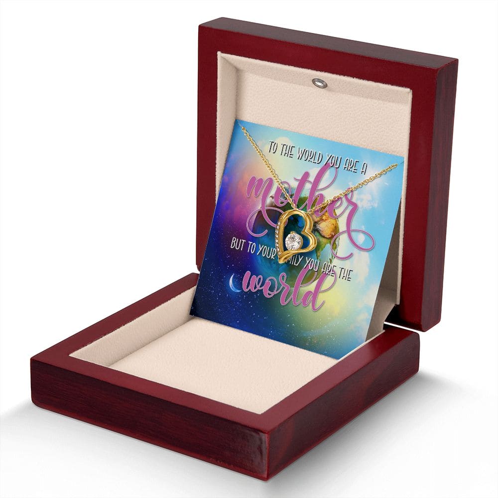 You are My World Mom Necklace