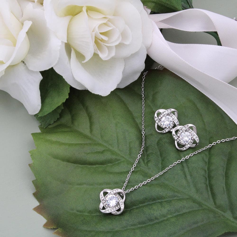 Dear Daughter worth more than Gold, Earring & Necklace Set