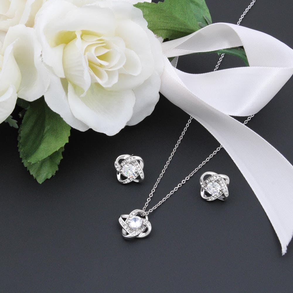 Dear Daughter worth more than Gold, Earring & Necklace Set