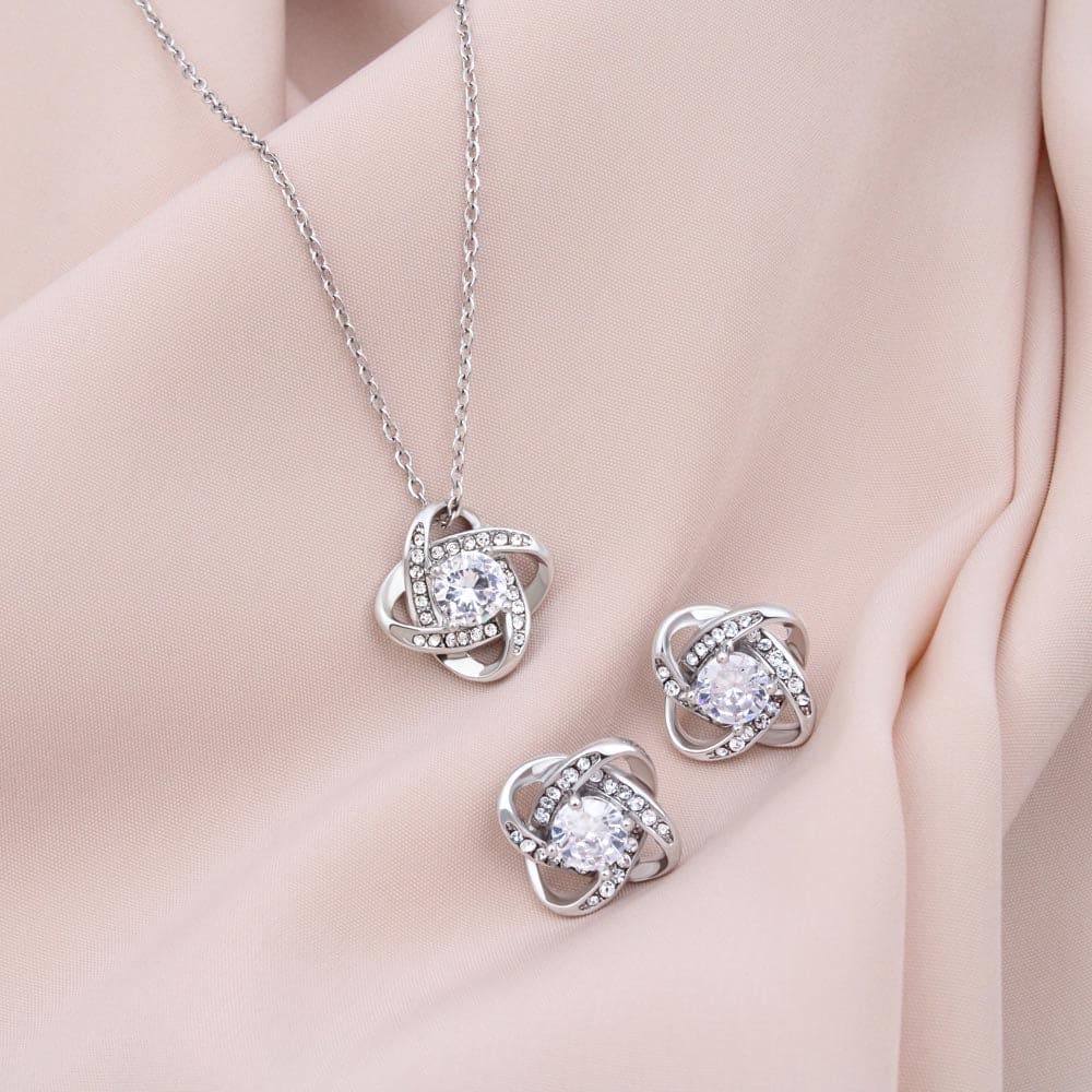 Dear Daughter worth more than Gold, Earring & Necklace Set