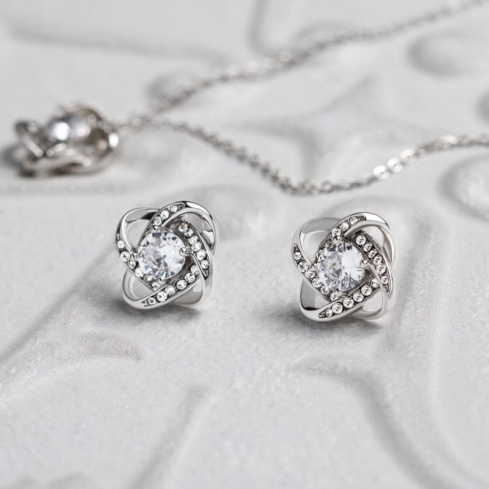 Dear Daughter worth more than Gold, Earring & Necklace Set