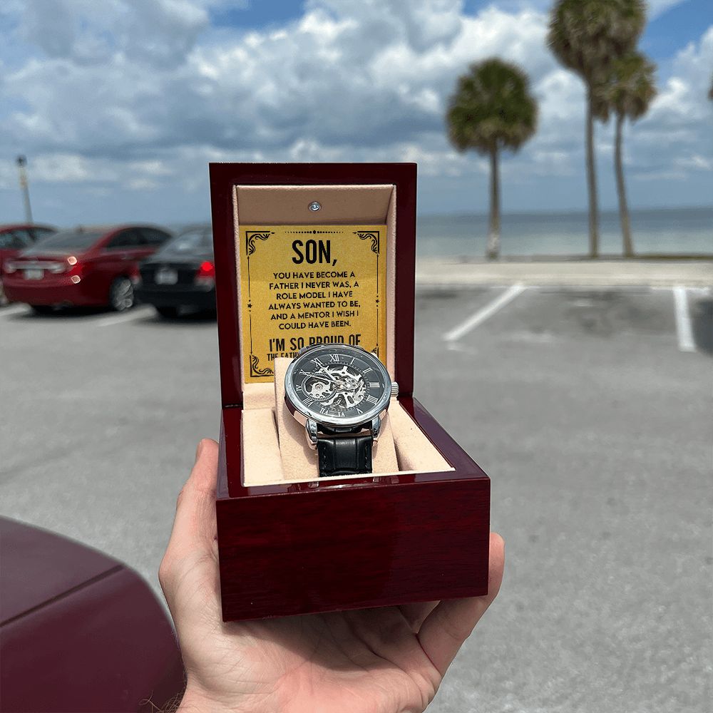 Son - You are Brave | Men's Openwork Watch
