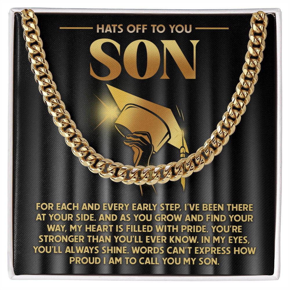 Hats Off to you Son, Cuban Link Chain