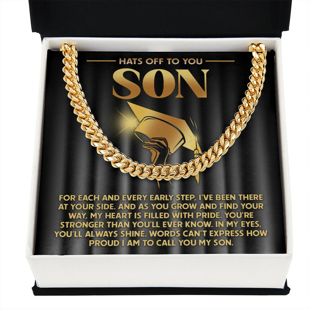 Hats Off to you Son, Cuban Link Chain