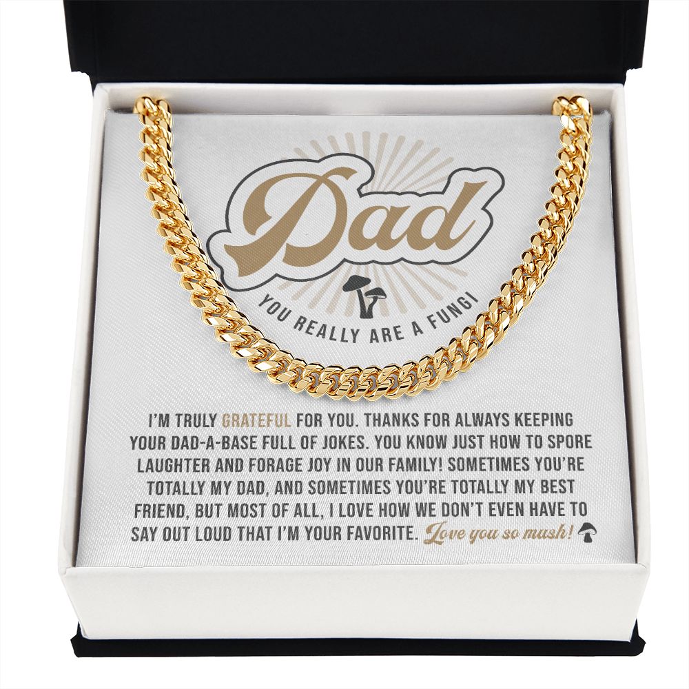 To My Dad, Truly Grateful | Cuban Link Chain