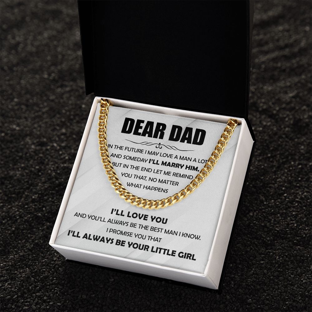 Dear Dad - The Best Man | Cuban Link Chain