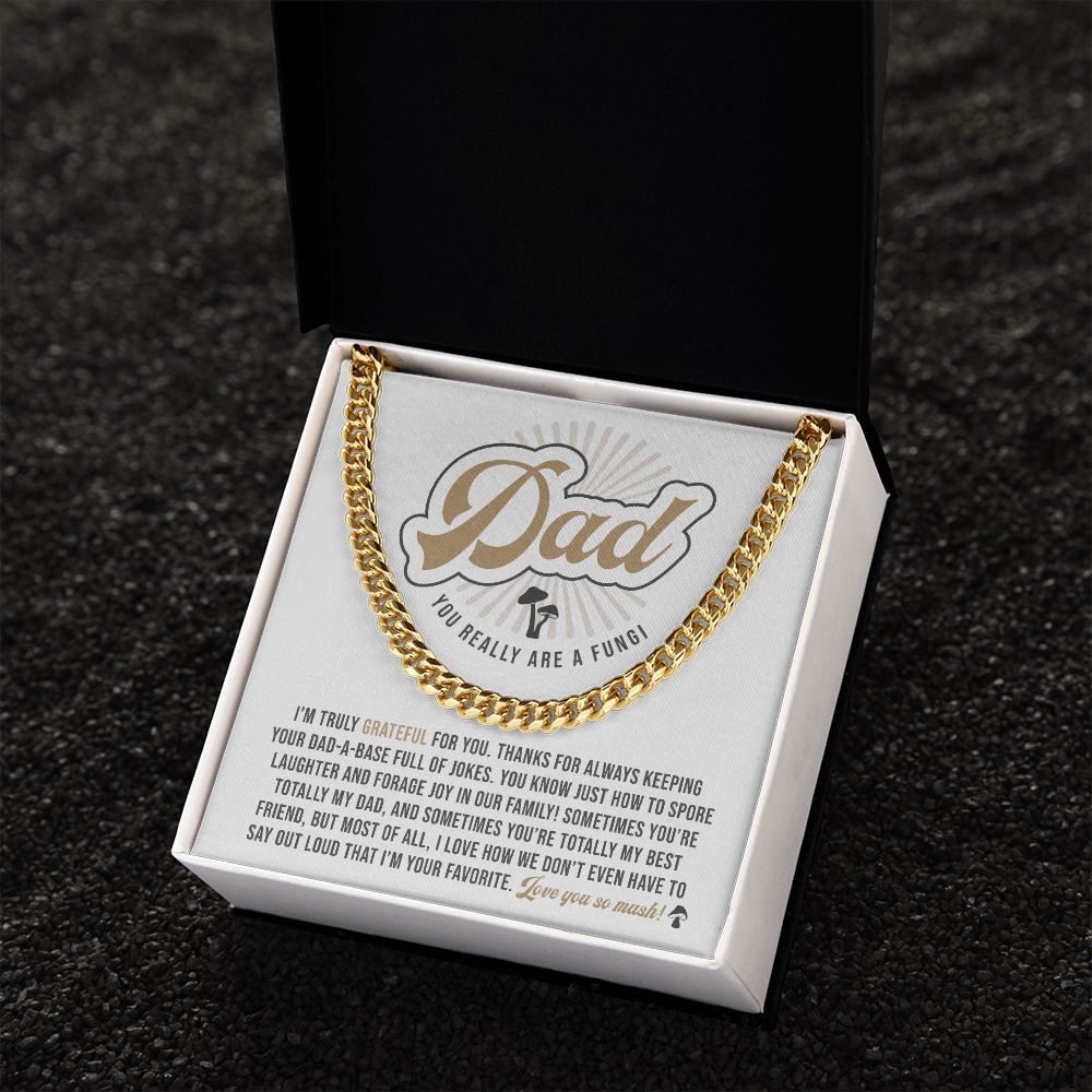 To My Dad, Truly Grateful | Cuban Link Chain