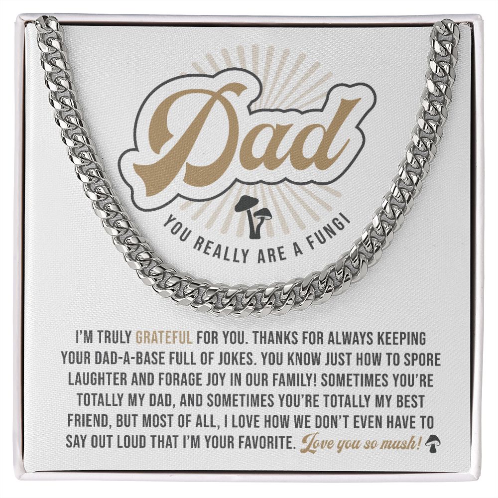 To My Dad, Truly Grateful | Cuban Link Chain