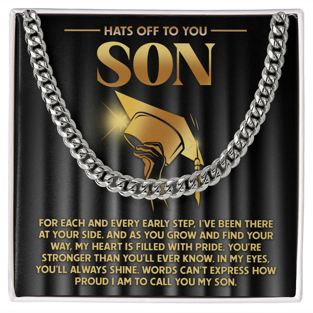 Hats Off to you Son, Cuban Link Chain