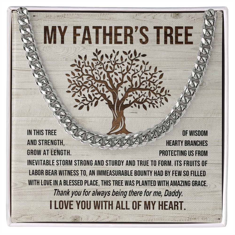 My Father's Tree | Cuban Link Chain