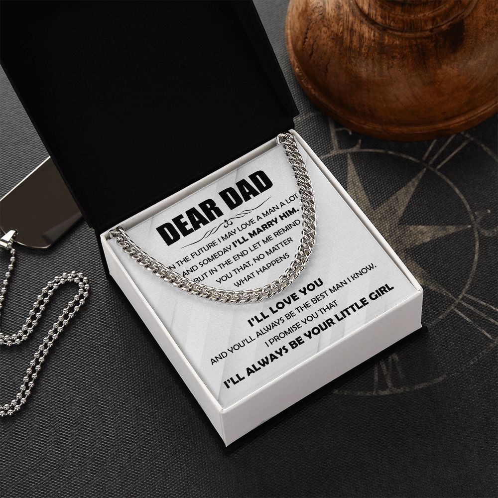 Dear Dad - The Best Man | Cuban Link Chain