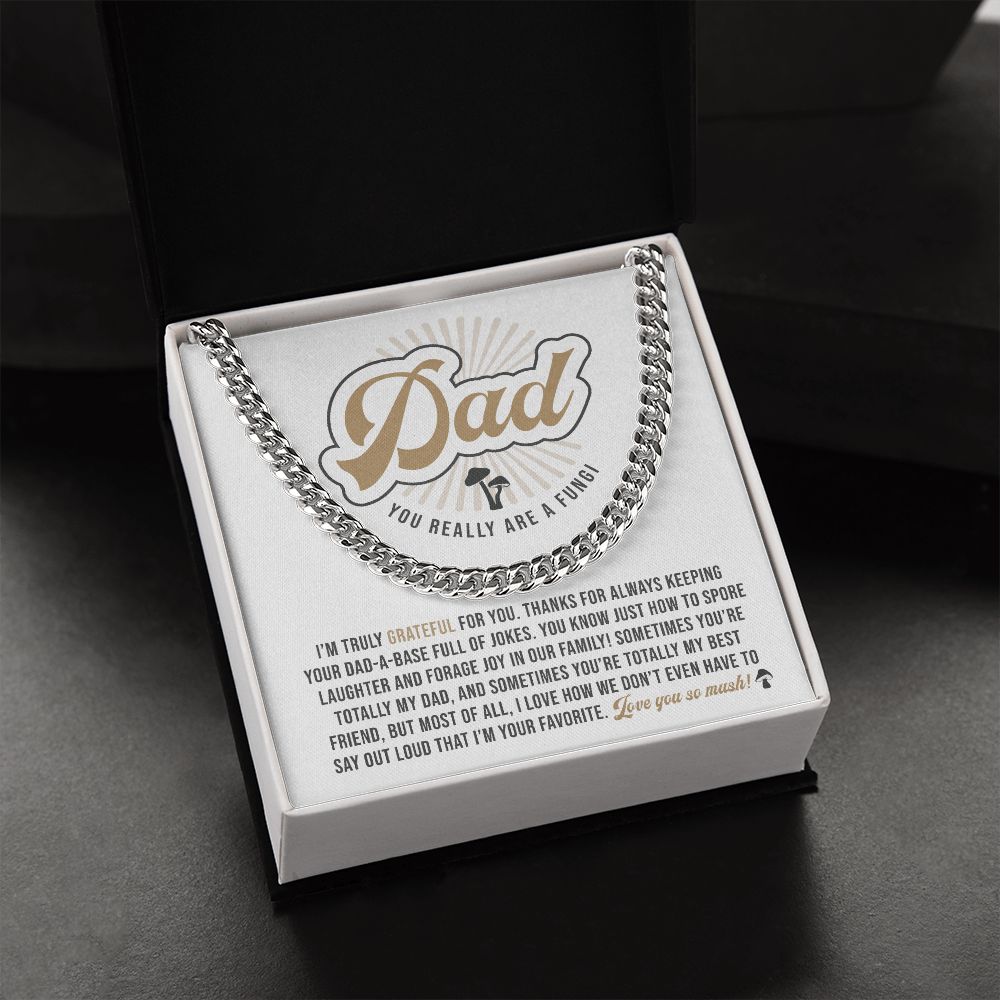 To My Dad, Truly Grateful | Cuban Link Chain