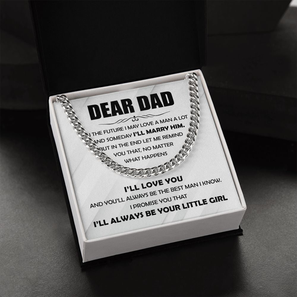 Dear Dad - The Best Man | Cuban Link Chain