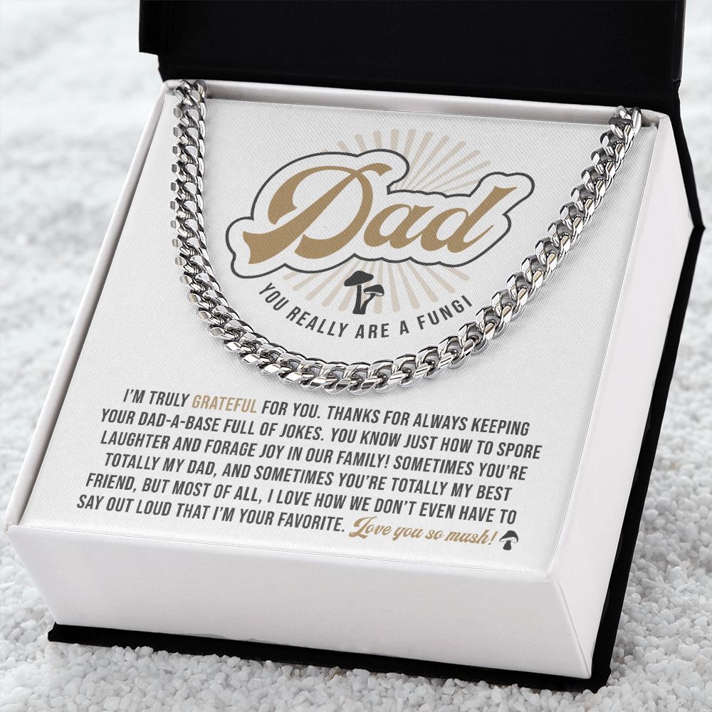 To My Dad, Truly Grateful | Cuban Link Chain