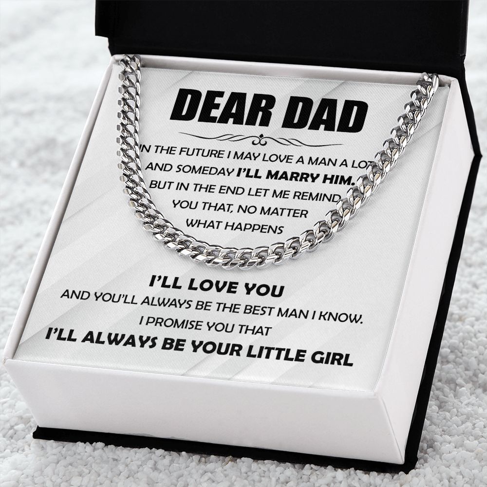 Dear Dad - The Best Man | Cuban Link Chain