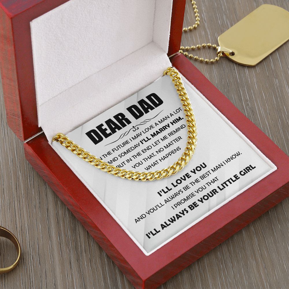 Dear Dad - The Best Man | Cuban Link Chain