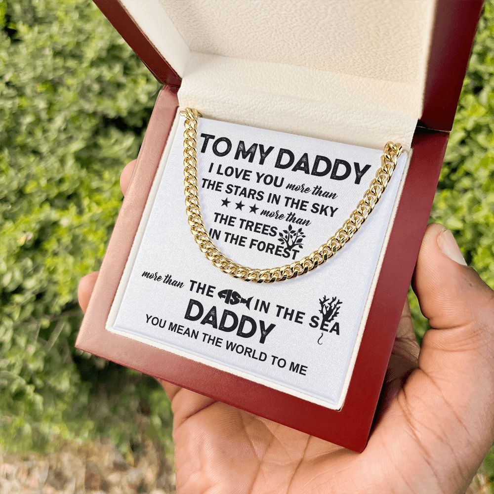 To My Daddy - The Fish in the Sea | Cuban Link Chain