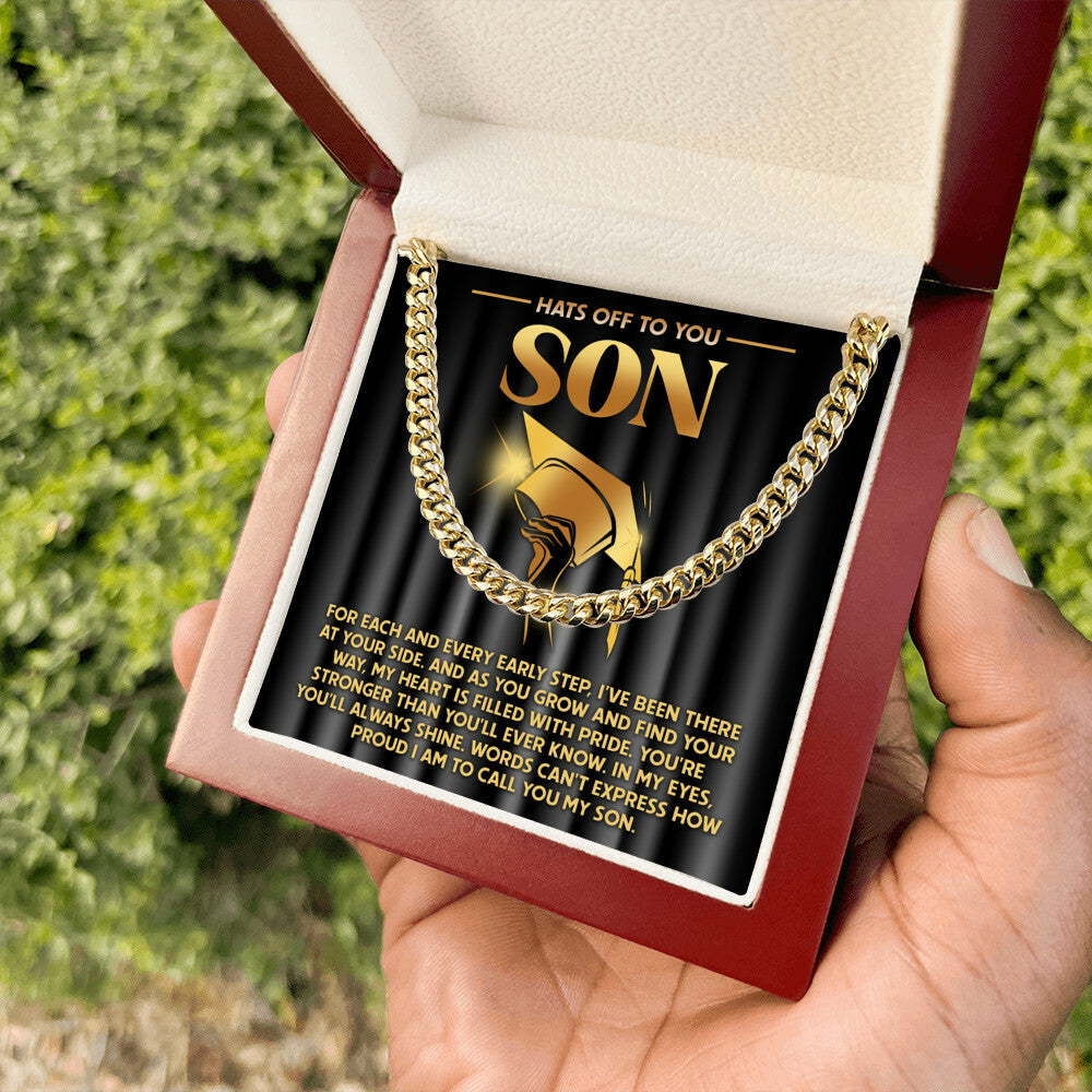 Hats Off to you Son, Cuban Link Chain