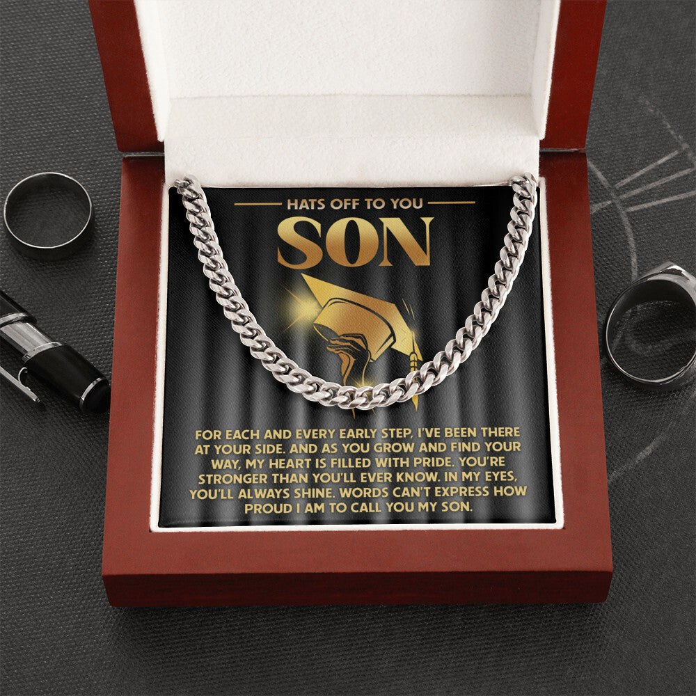 Hats Off to you Son, Cuban Link Chain