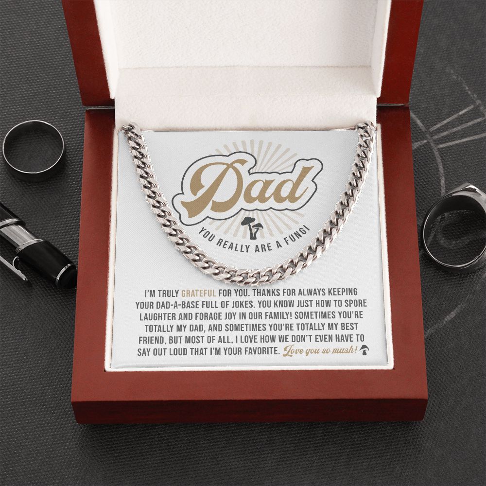 To My Dad, Truly Grateful | Cuban Link Chain