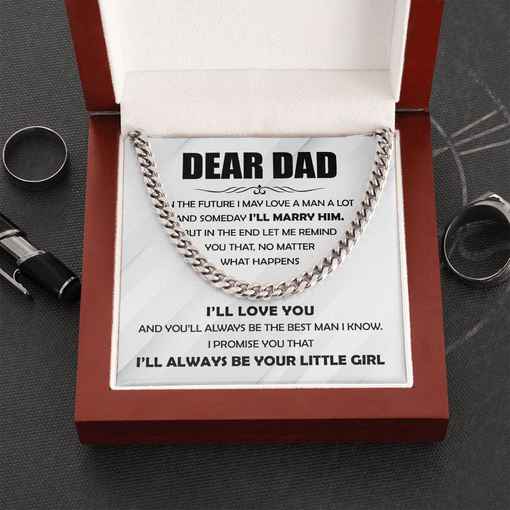 Dear Dad - The Best Man | Cuban Link Chain