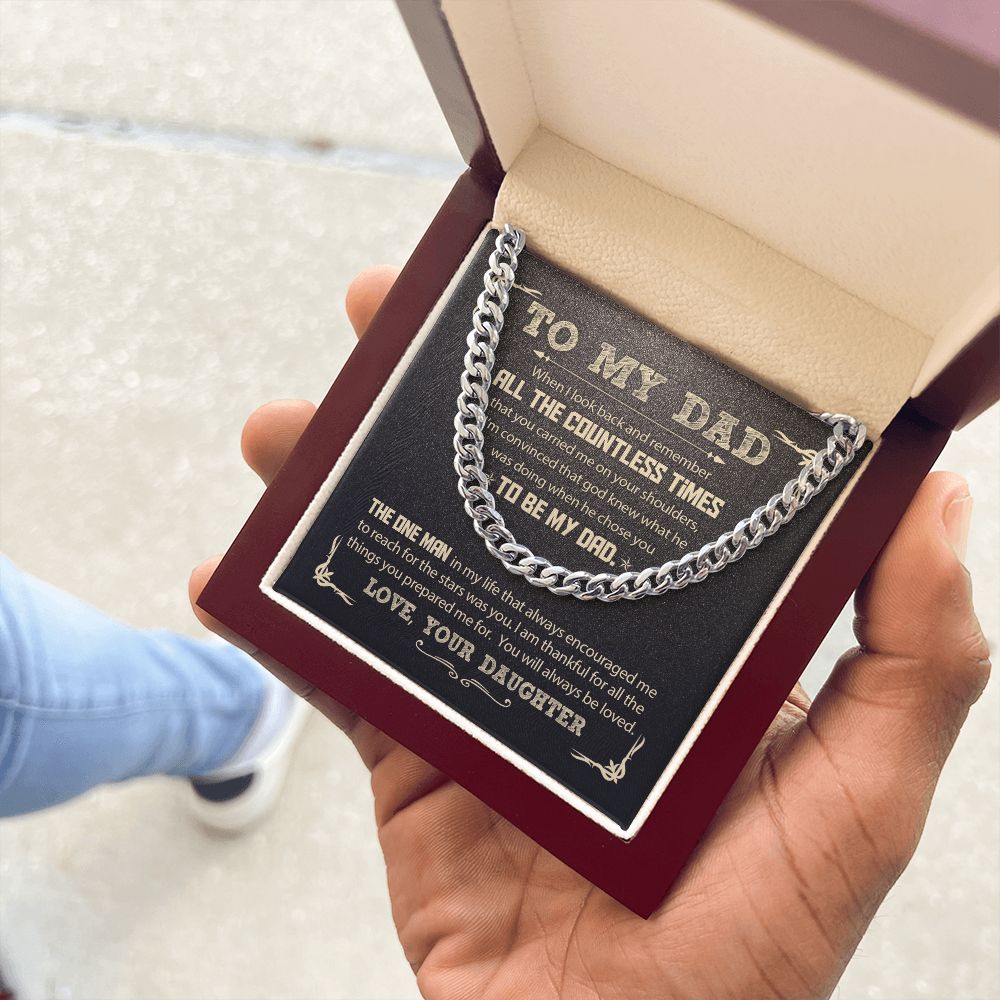 To My Dad - All the Countless Times | Cuban Link Chain