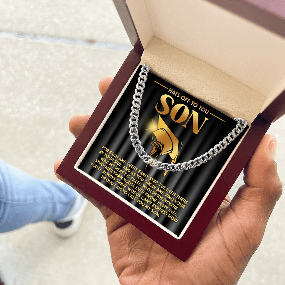 Hats Off to you Son, Cuban Link Chain