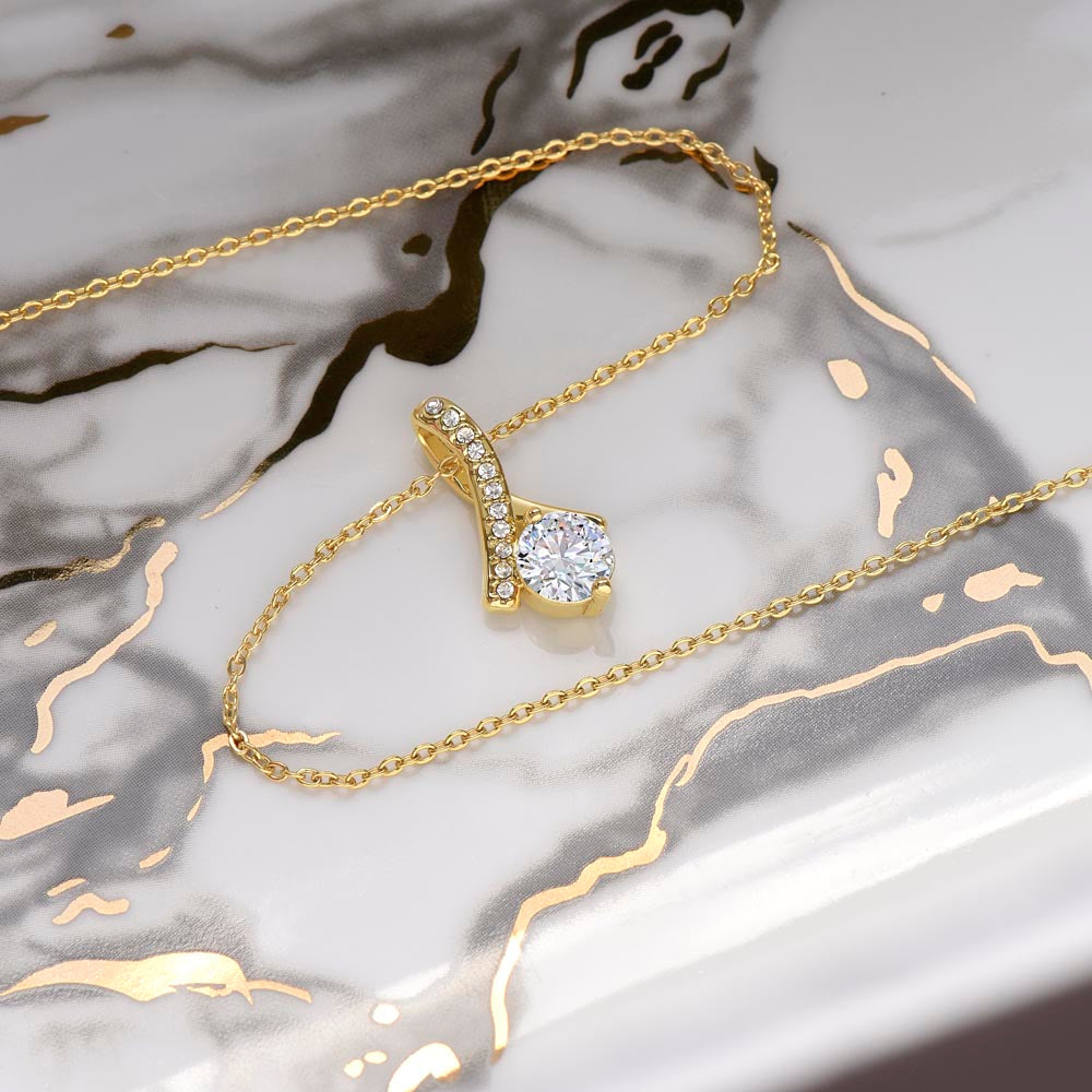 To My Gorgeous Soulmate Love Always Necklace Alluring Beauty Necklace