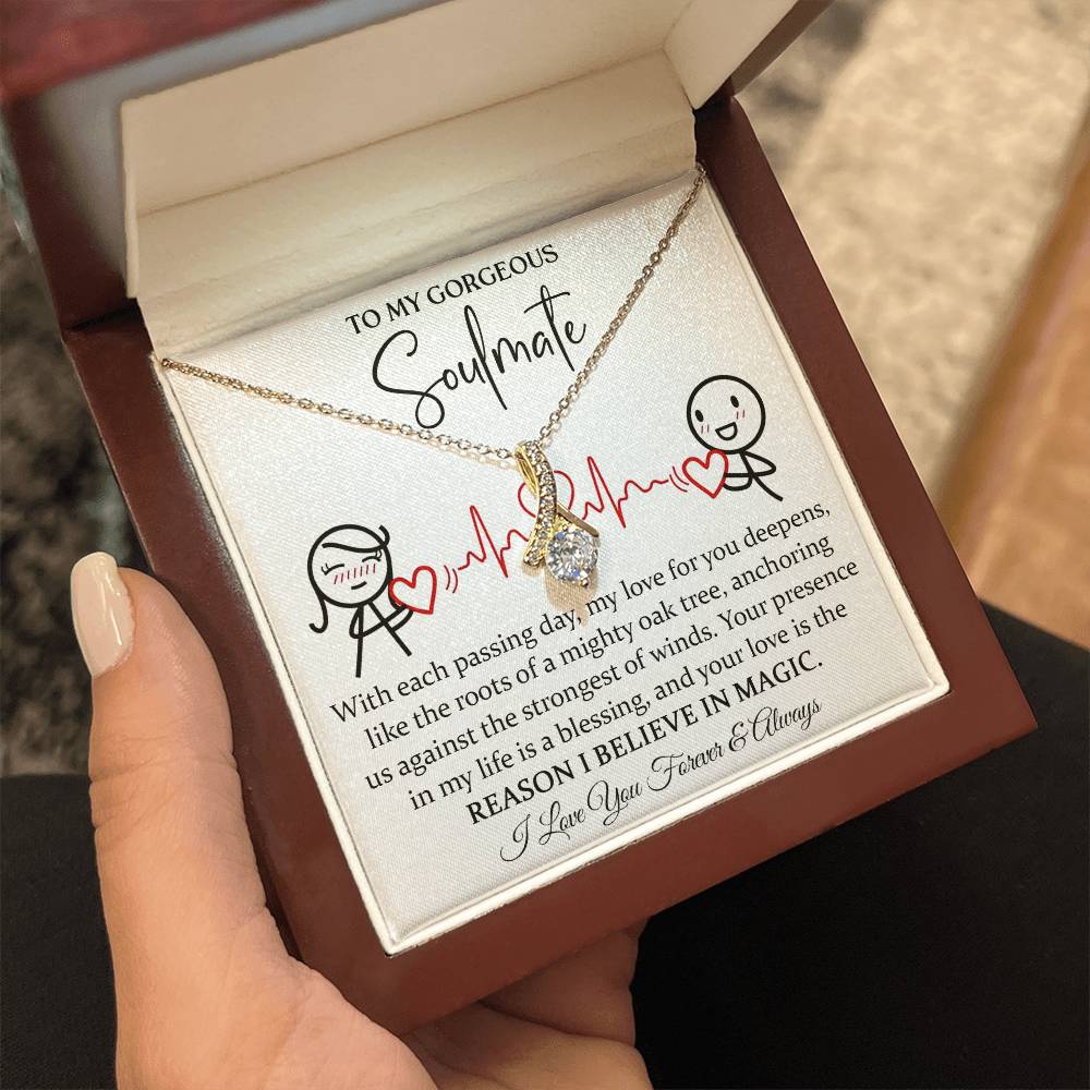 To My Magical Soulmate Necklace Alluring Beauty Necklace
