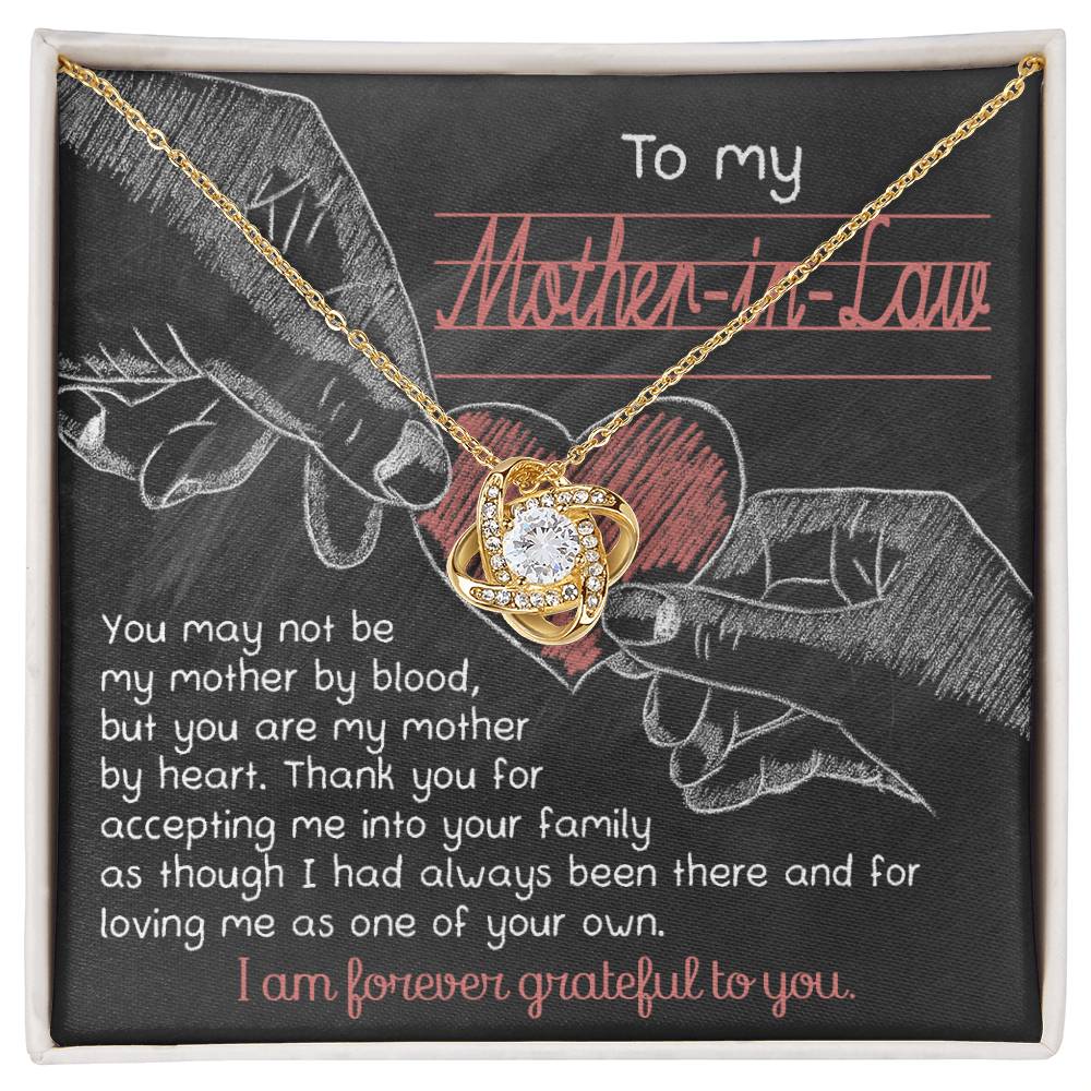 Mother-In-Law-Mother Forever Grateful Necklace