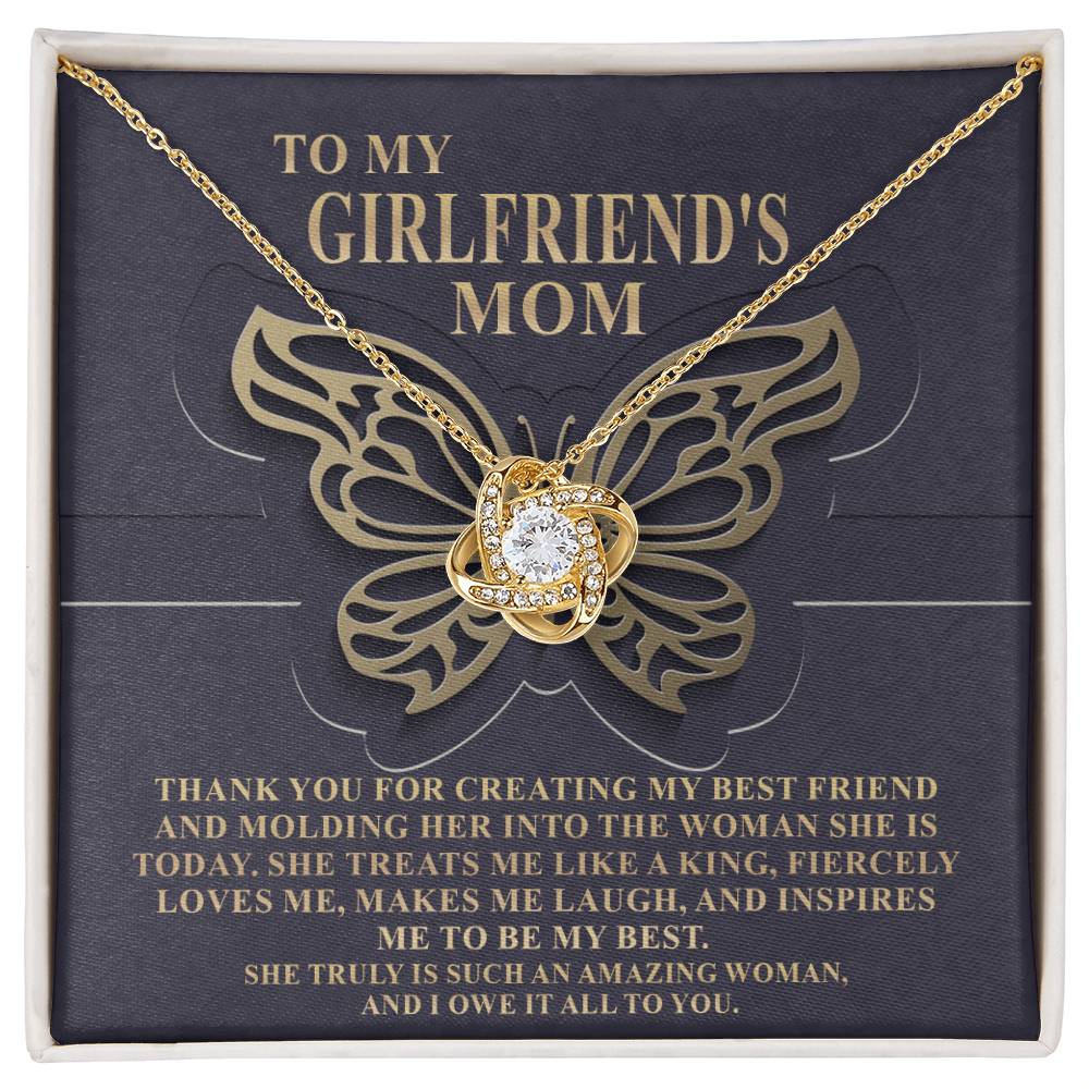 To My Girlfriend's Mom Thank you Necklace