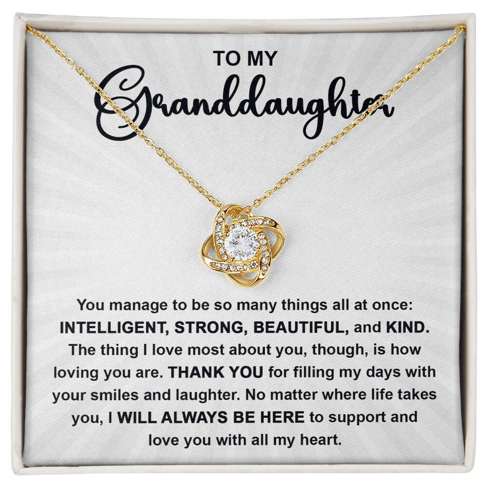 Granddaughter-The Thing Love Knot Necklace