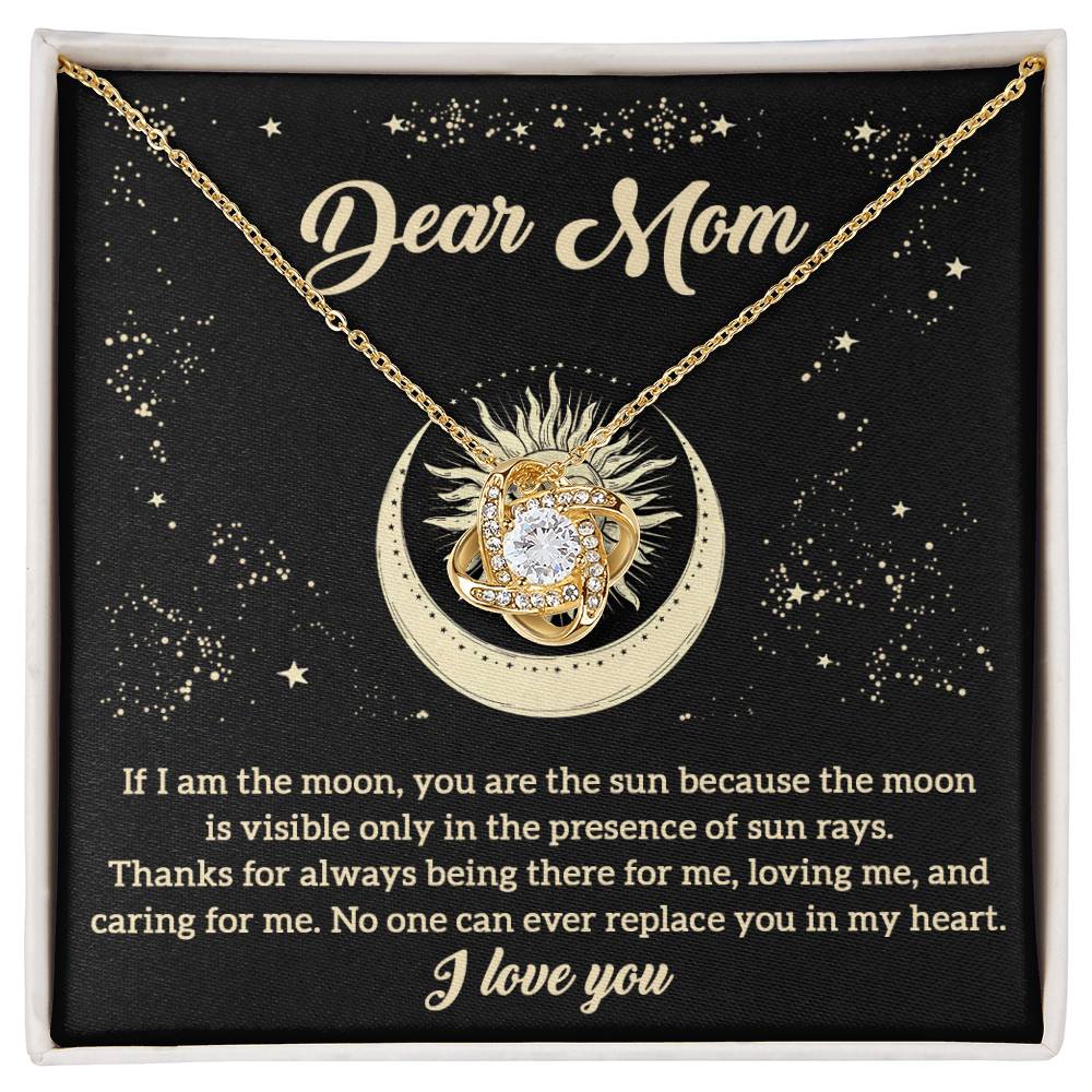 Dear Mom Moon Necklace