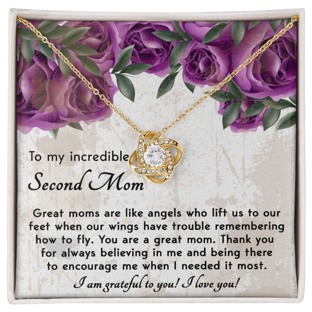 To My Incredible Second Mom Necklace