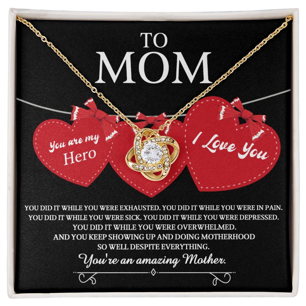 To my Mom, You did it Necklace