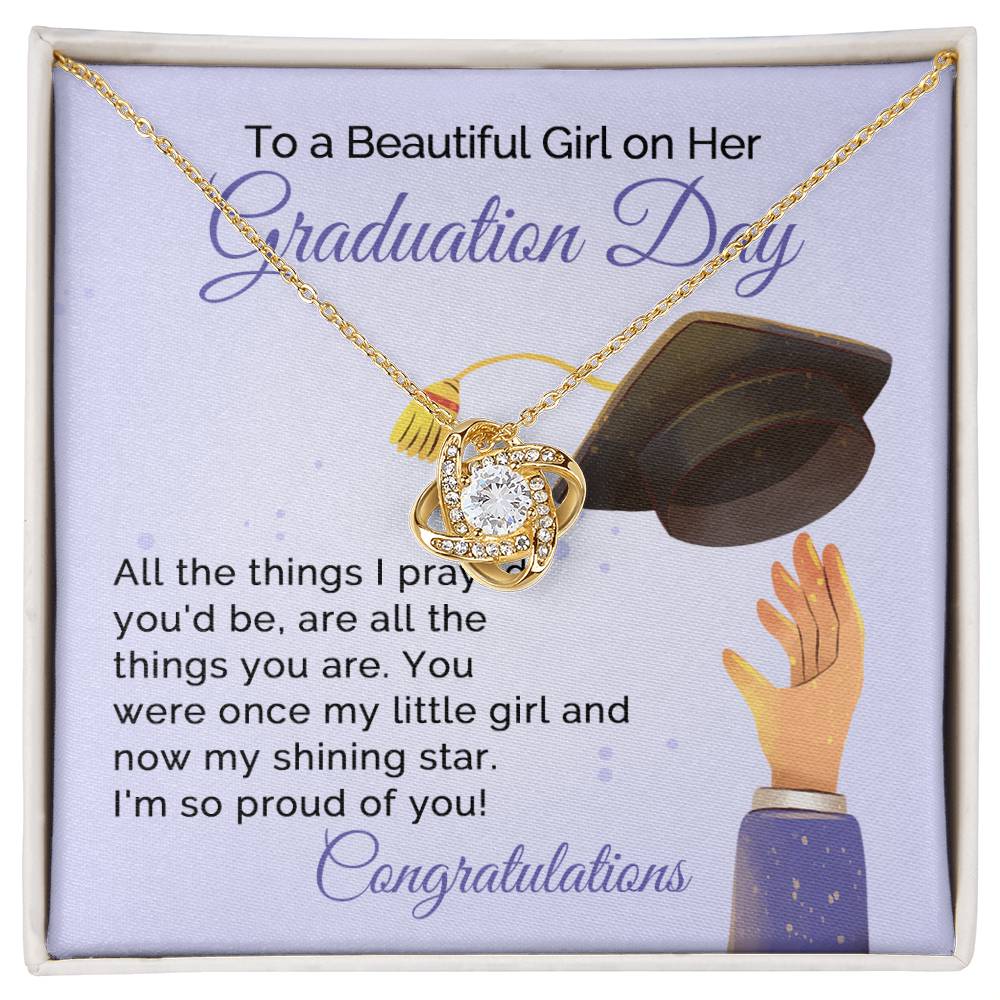 To a Beautiful Girl on her Graduation Day Necklace