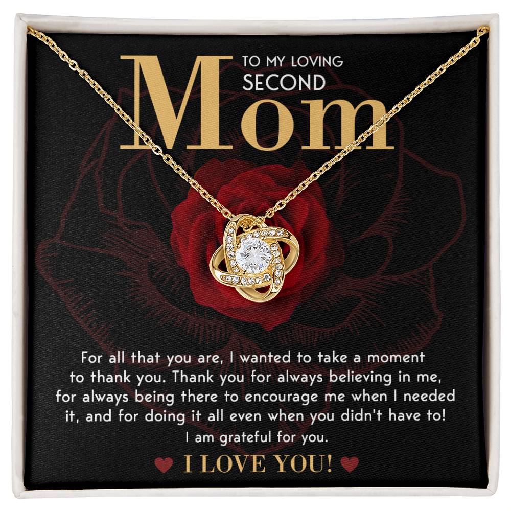 To My Loving Second Mom Necklace