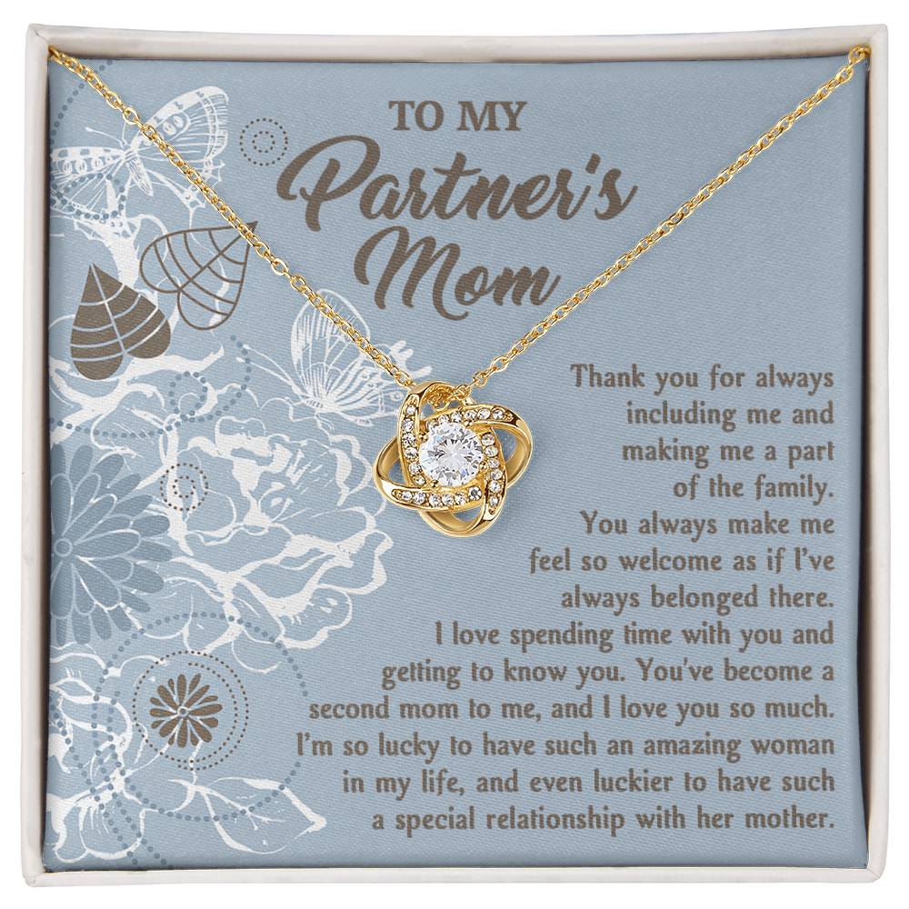 To My Partner's Mom Necklace