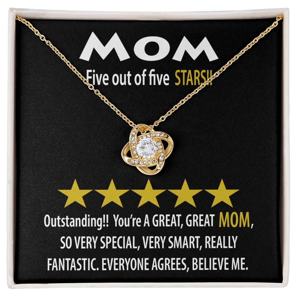 Five Stars Mom Necklace