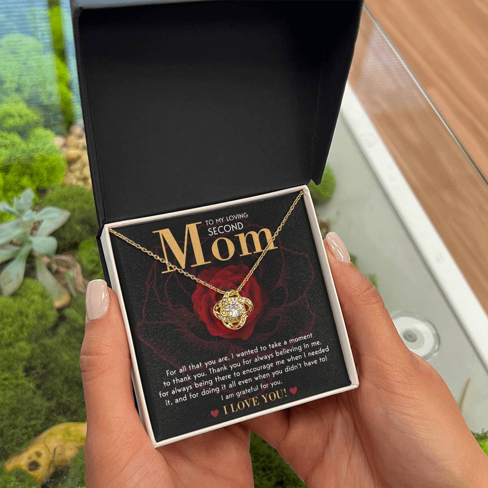 To My Loving Second Mom Necklace