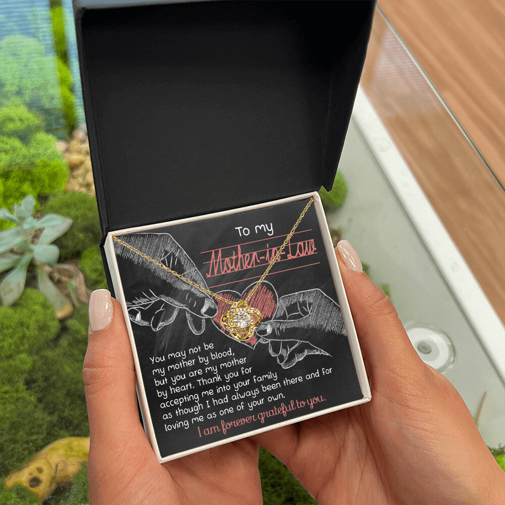 Mother-In-Law-Mother Forever Grateful Necklace