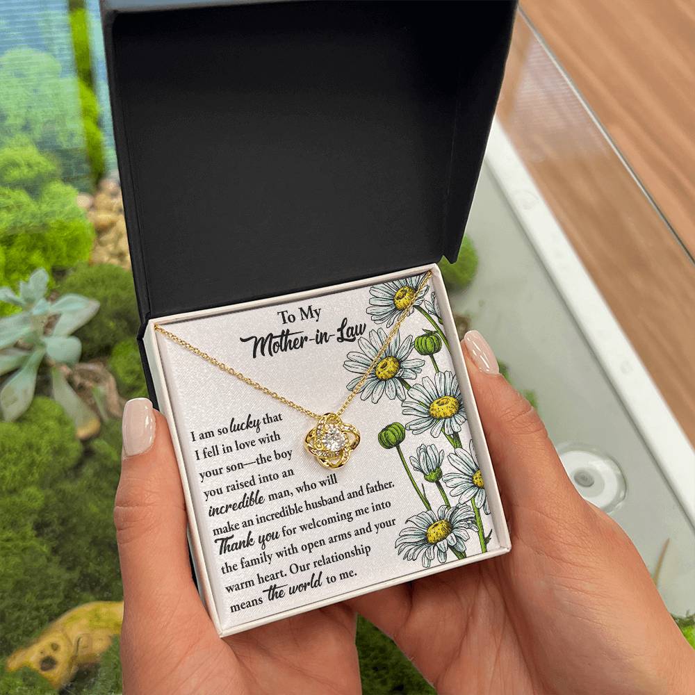 To my incredible Mother-In-Law Necklace