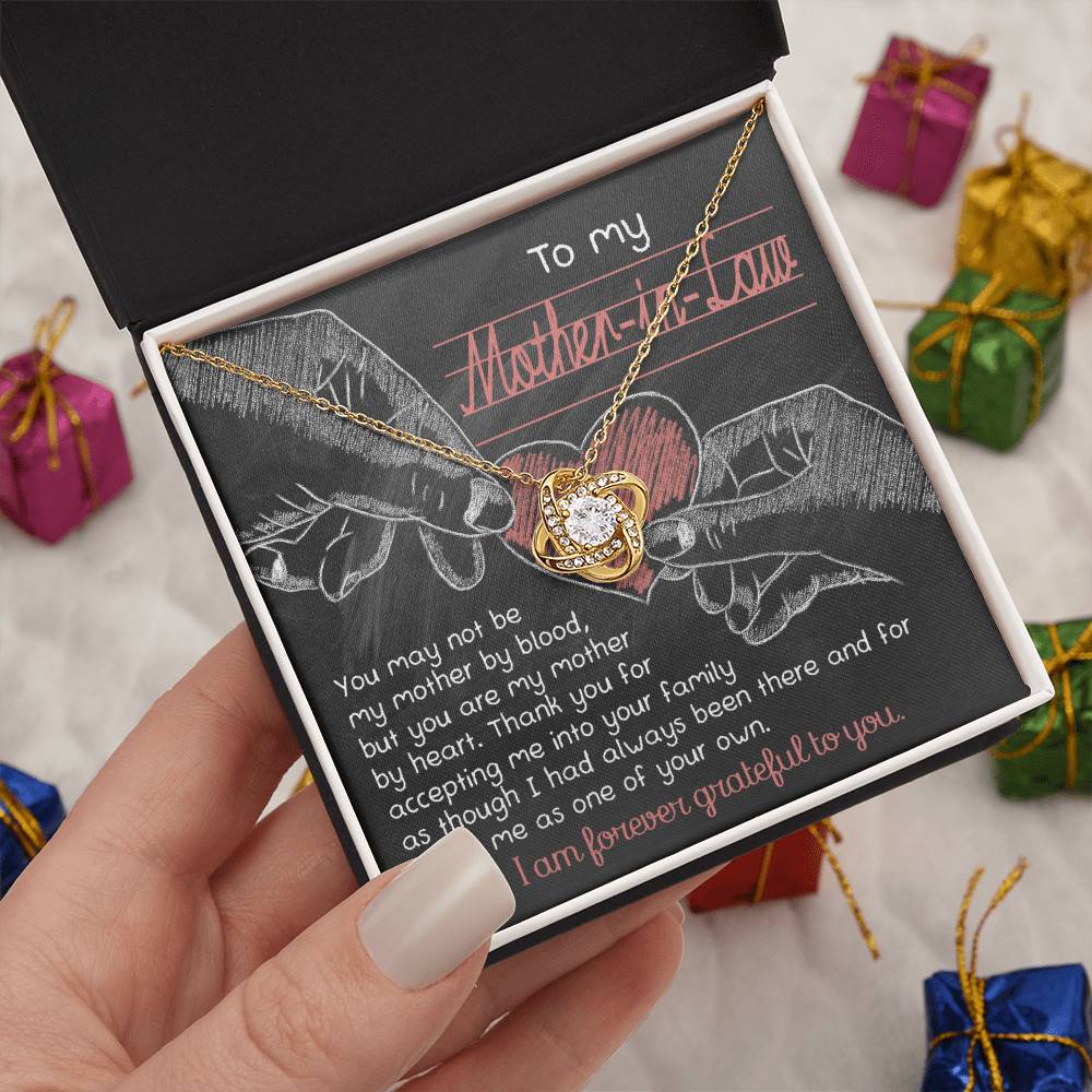 Mother-In-Law-Mother Forever Grateful Necklace