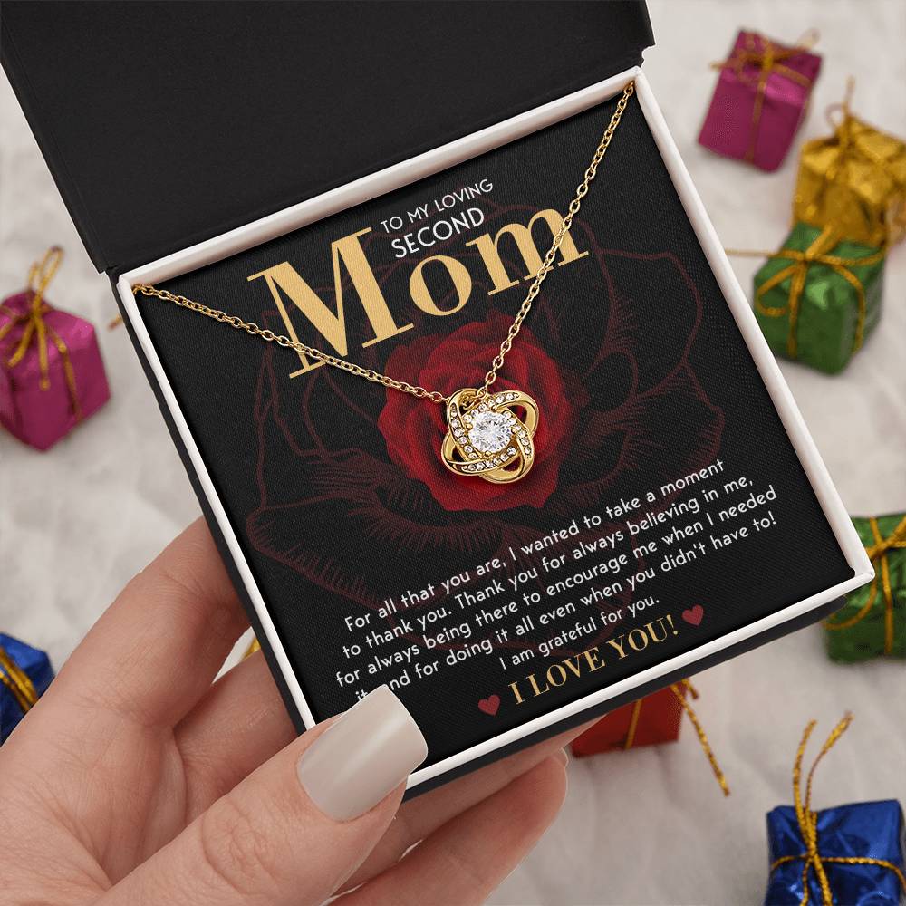 To My Loving Second Mom Necklace