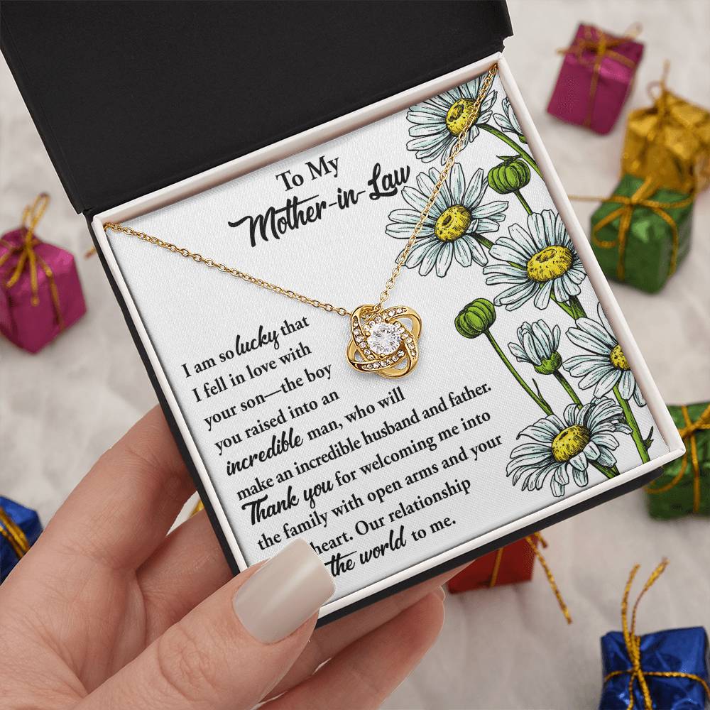 To my incredible Mother-In-Law Necklace