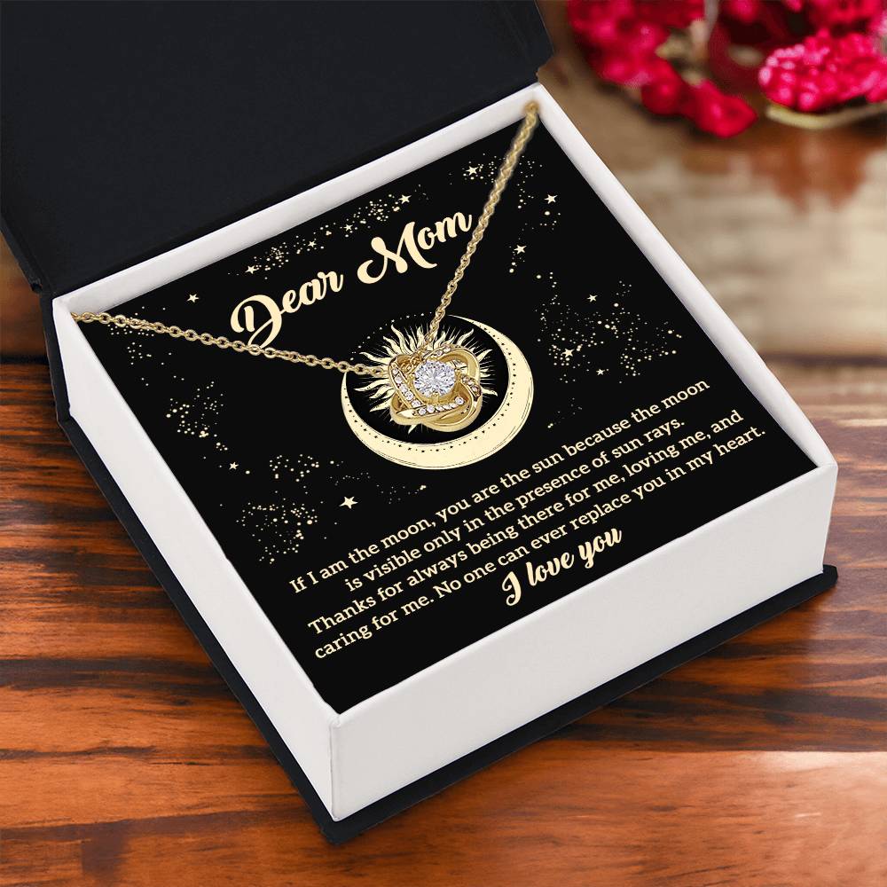 Dear Mom Moon Necklace