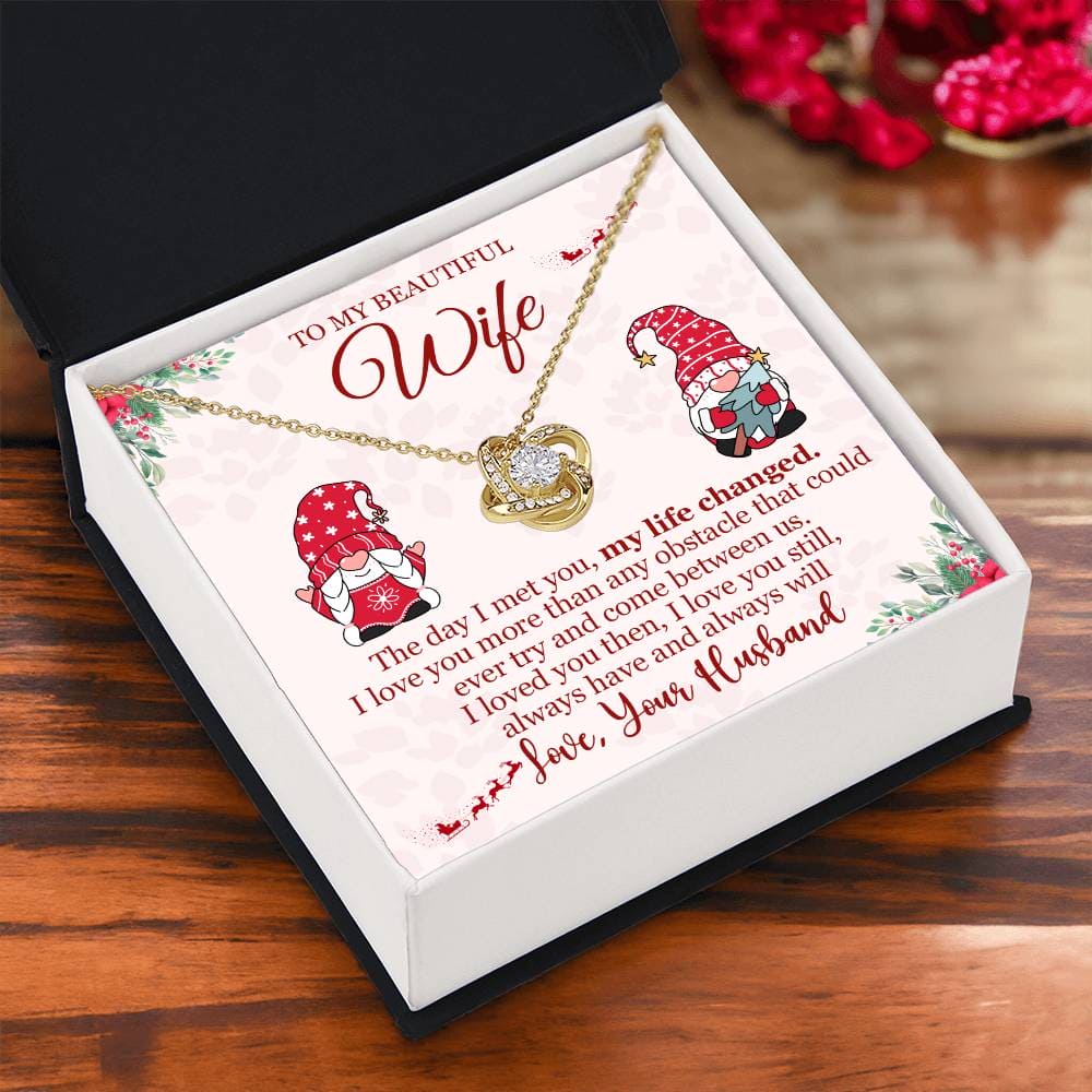 To My Beautiful Wife Love You Necklace
