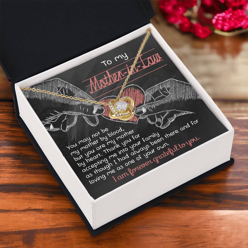 Mother-In-Law-Mother Forever Grateful Necklace